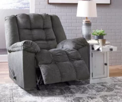 Drake Charcoal Rocker Recliner -FurniHub Store 810519655 5