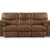 Boxberg Bark Faux Leather Reclining Sofa 2 Boxberg Bark Faux Leather Reclining Sofa -FurniHub Store 810519664