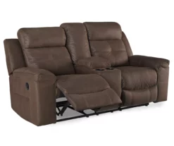 Jesolo Coffee Brown Reclining Console Loveseat 11 Jesolo Coffee Brown Reclining Console Loveseat -FurniHub Store 810519673 1
