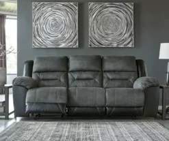 Earhart Faux Leather Reclining Sofa -FurniHub Store 810519696 3