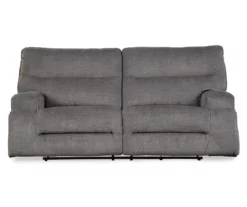 Coombs Charcoal Reclining Sofa