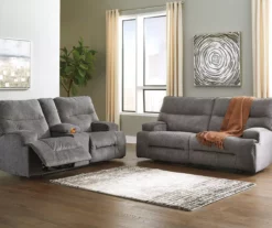 Coombs Charcoal Reclining Sofa -FurniHub Store 810519707 810519691 2