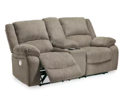 Draycoll Pewter Power Reclining Console Loveseat 7 Draycoll Pewter Power Reclining Console Loveseat -FurniHub Store 810519715 1