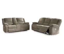 Draycoll Pewter Power Reclining Console Loveseat 9 Draycoll Pewter Power Reclining Console Loveseat -FurniHub Store 810519718 810519715