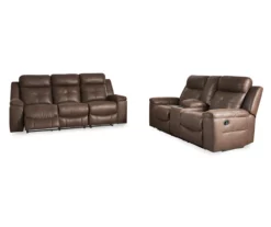 Jesolo Coffee Reclining Sofa -FurniHub Store 810519726 810519673