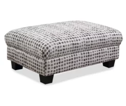 Rogers Ink Dot Ottoman -FurniHub Store 810519885 2