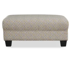 Rogers Vintage Gold Ottoman -FurniHub Store 810519886 3
