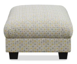 Rogers Vintage Gold Ottoman -FurniHub Store 810519886 5