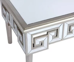 Shelton Silver Mirror End Table -FurniHub Store 810519898 2