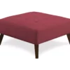 Jasper Brick Red Square Ottoman -FurniHub Store 810519915 1