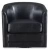 Hammond Classic Black Swivel Accent Chair -FurniHub Store 810519935 1