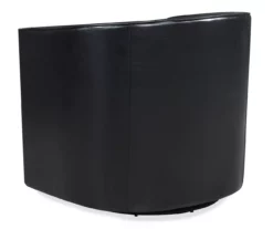 Hammond Classic Black Swivel Accent Chair -FurniHub Store 810519935 6