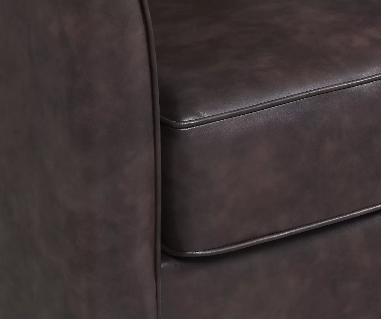 Willow River Hammond Faux Leather Swivel Accent Chair 8 Willow River Hammond Faux Leather Swivel Accent Chair - Image 6