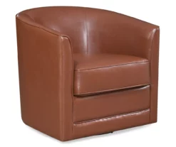 Willow River Hammond Faux Leather Swivel Accent Chair 21 Willow River Hammond Faux Leather Swivel Accent Chair -FurniHub Store 810519939 2