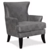 Bossa Dark Gray Accent Chair 2 Bossa Dark Gray Accent Chair -FurniHub Store 810519951 2