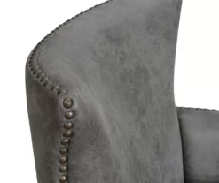 Bossa Dark Gray Accent Chair -FurniHub Store 810519951 3