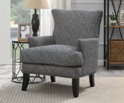 Bossa Gray Print Accent Chair -FurniHub Store 810519952 7