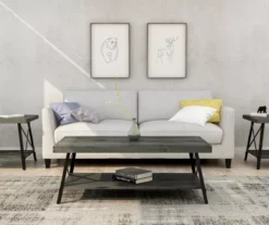 Pomona Antique Gray Coffee Table -FurniHub Store 810520047 8