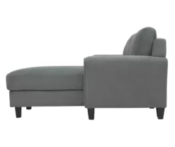 Hayward Gray Rolled Arm Sectional -FurniHub Store 810524579 4