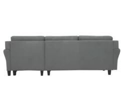 Hayward Gray Rolled Arm Sectional -FurniHub Store 810524579 5