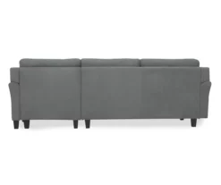 Hayward Gray Curved Arm Sectional -FurniHub Store 810524580 3