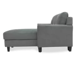 Hayward Gray Curved Arm Sectional -FurniHub Store 810524580 4