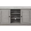 52" Faux Marble Shutter Door TV Stand -FurniHub Store 810524648 2