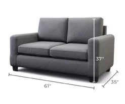 Brookside Shay Track Arm Loveseat -FurniHub Store 810527160 5