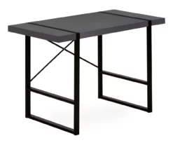Monarch Paneled Metal Computer Desk -FurniHub Store 810527343 2