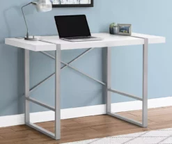 Monarch Paneled Metal Computer Desk -FurniHub Store 810527346 1