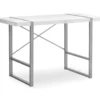Monarch Paneled Metal Computer Desk -FurniHub Store 810527346 2