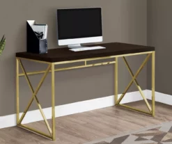 Monarch Metal Computer Desk -FurniHub Store 810527353 1