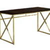 Monarch Metal Computer Desk -FurniHub Store 810527353 2