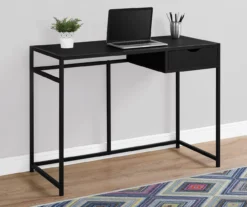 Black Metal Computer Desk -FurniHub Store 810527356 1