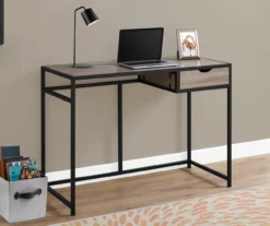 Monarch 42" Single Drawer Computer Desk -FurniHub Store 810527357 1