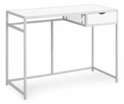 Monarch 42" Single Drawer Computer Desk -FurniHub Store 810527358 2