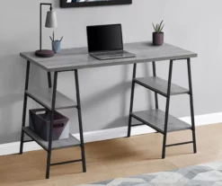 Monarch Metal 3 Tier Computer Desk -FurniHub Store 810527362 1