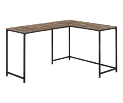 Monarch L-Shaped Metal Corner Desk -FurniHub Store 810527366 2