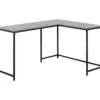 Monarch L-Shaped Metal Corner Desk 1 Monarch L-Shaped Metal Corner Desk -FurniHub Store 810527367 2