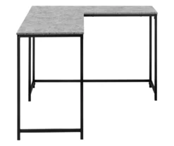Monarch L-Shaped Metal Corner Desk -FurniHub Store 810527367 5