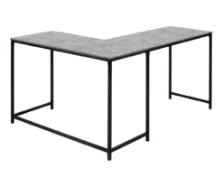 Monarch L-Shaped Metal Corner Desk -FurniHub Store 810527367 6