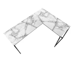 Monarch L-Shaped Metal Corner Desk -FurniHub Store 810527368 4