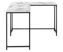 Monarch L-Shaped Metal Corner Desk -FurniHub Store 810527368 5