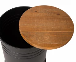 Farmhouse Barrel Storage Stools, 2-Pack -FurniHub Store 810528258 4