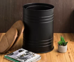 Farmhouse Barrel Storage Stools, 2-Pack -FurniHub Store 810528258 8