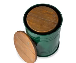 Farmhouse Barrel Storage Stools, 2-Pack -FurniHub Store 810528260 5