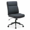 Villa Park Black Upholstered Armless Office Chair -FurniHub Store 810531597 1