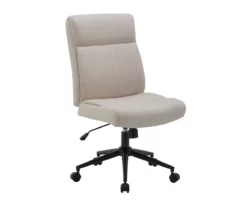 Real Living Villa Park Upholstered Armless Office Chair -FurniHub Store 810531602 1