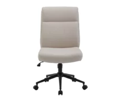 Real Living Villa Park Upholstered Armless Office Chair -FurniHub Store 810531602 2
