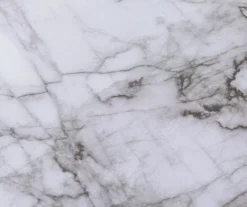 White Marble Look Computer Desk -FurniHub Store 810533362 3 1